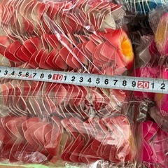 スポンジ素材のカラフルなプルメリア　　の画像