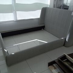 ★リユースのサカイ日立店★HJ8638  ベッドフレーム グレージュ H107×D175×W220 クリーニング済み の画像