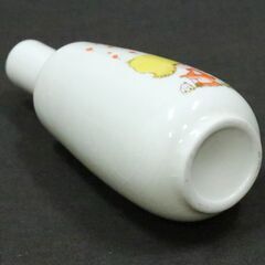 花器　一輪挿し　いつかどこかでだれかとだれか　直径5㎝、高さ12.5㎝、口径1.5㎝　陶器　中古品の画像