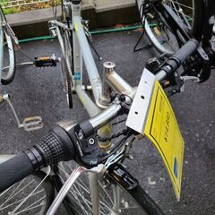 J1926【リユースのサカイ柏店】クロスバイク　ASTROIA　6段変速　オートライト　700×32c　グレー　★店頭にて試乗可★ 簡易クリーニング済　　 中古自転車 　流山市  松戸市 我孫子市 鎌ヶ谷市 船橋市 守谷市 取手市　の画像