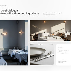 【飲食店向け】静かな世界観のWebサイト制作します（サンプルあり）の画像