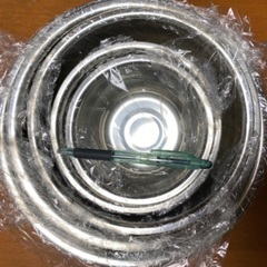 新品未使用調理用ステンレスボウルの画像