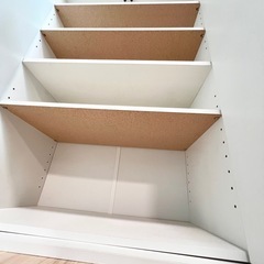 収納棚、下駄箱、シェルフ　【ホワイト】の画像