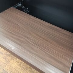 ★リユースのサカイ水戸店★  レンジ台 ダークブラウン H85×D46×W120 クリーニング済み MT6708の画像