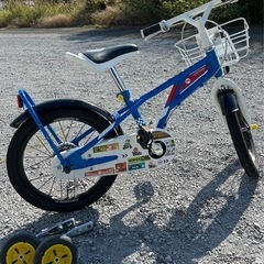 引き取り可能な方限定！kidsマリオ自転車の画像