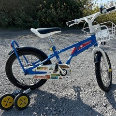 引き取り可能な方限定！kidsマリオ自転車の画像