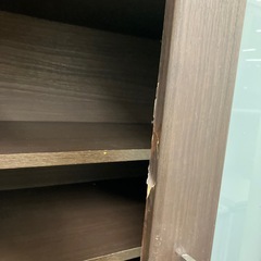 ニトリ 食器棚 3枚扉 取りに来れる方限定の画像