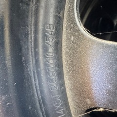 激安スタッドレスタイヤホイールの画像