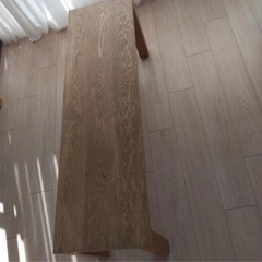 オーク無垢材/木製ベンチ/ナチュラルインテリアの画像