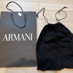 アルマーニ　紙袋　ギフト　ラッピング　布袋の画像
