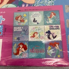 【ディズニー】ジョイントマット ９ピースセット　リトルマーメイドの画像