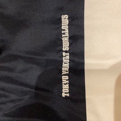 ヤクルトスワローズ　トリコロール　ダウンジャケットの画像