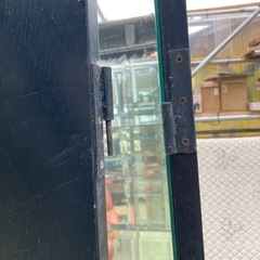 モダンなミラーパーテーション 鏡 衝立 高さ180cmの画像