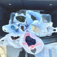 【決定】⑵ケース2箱分の毛糸玉、束【12/24までセール中】の画像