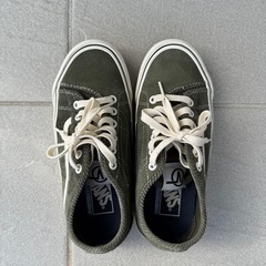 VANS バンズ　オールドスクール　カーキ　コーデュロイ　23cm 美品の画像