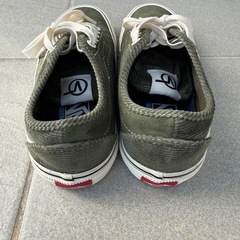 VANS バンズ　オールドスクール　カーキ　コーデュロイ　23cm 美品の画像