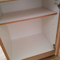 ★リユースのサカイ水戸店★  レンジ台 ブラウン H120×D46×W56 クリーニング済み MT6712の画像