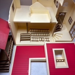 シルバニア赤い屋根の大きなお家の画像