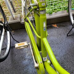 J1929【リユースのサカイ柏店】asahi　アサヒサイクル　シティサイクル　SKOG　オートライト　26インチ　グリーン　★店頭にて試乗可★ 簡易クリーニング済　　 中古自転車 　流山市  松戸市 我孫子市 鎌ヶ谷市 船橋市 守谷市 取手市の画像