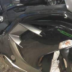 KAWASAKI ニンジャ400 黒/グレー 車検残R8/10月 エンジン始動動画 半額配送キャンペーン 現状渡し諸経費￥0- 横浜 P-Yardの画像