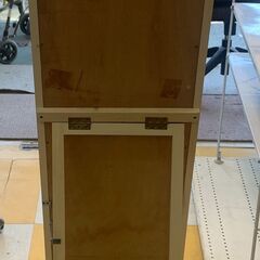 【リサイクルストアスターズ鹿大店】自立式　姿見　ミラー　レザー風渕の画像