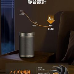 DREO セラミックヒーター 軽量 ECO恒温モード 節電40％ 省エネ 転倒オフ 過熱保護 12Hタイマー 温度風量調整可能の画像