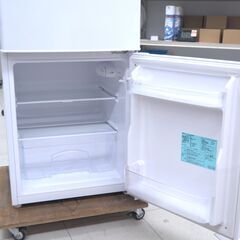 冷蔵庫　85L　2ドア　ハイアール　JR-N85C　リユース品　価格　12,800円の画像