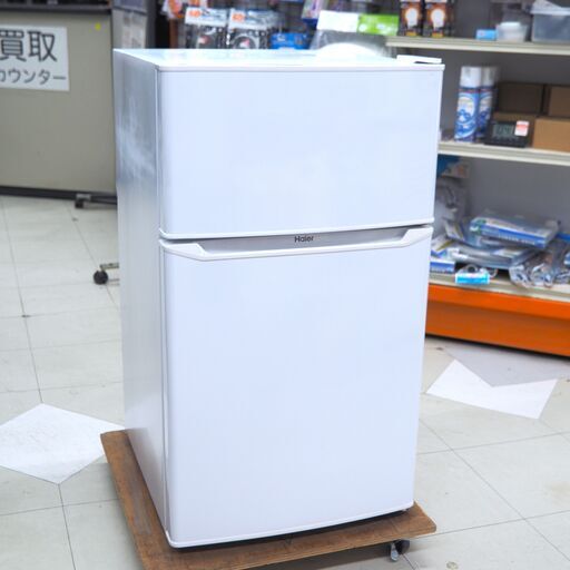 冷蔵庫　85L　2ドア　ハイアール　JR-N85C　リユース品　価格　12,800円