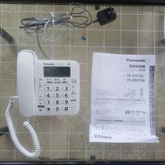 パナソニック　電話機　未使用に近いの画像