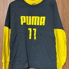 PUMAキッズTシャツ＋長袖シャツ　130cmの画像