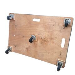 木製台車 台車 キャスター付き 平台車 倉庫 板台車 頑丈 木 持ち運び 5台セットの画像