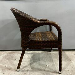 ガーデンチェア アームチェア 人工ラタンチェア ラタンチェア 藤チェア チェア 椅子 イス RW772の画像