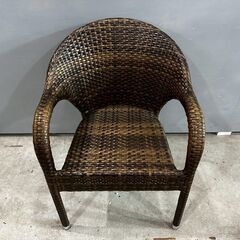 ガーデンチェア アームチェア 人工ラタンチェア ラタンチェア 藤チェア チェア 椅子 イス RW772の画像