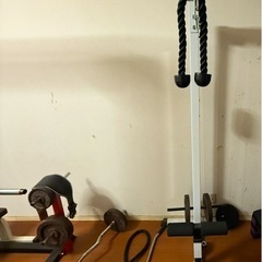 ベンチプレスとプルダウンマシンの画像