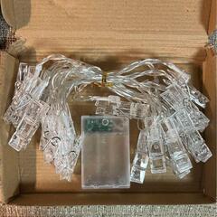 写真飾りライト 3M 20LEDクリップライト DIY壁飾り 電池式の画像