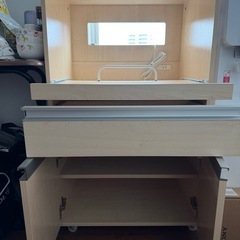 【お譲り先確定】電子レンジ棚の画像