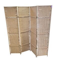 木製 パーテーション ウッディ 仕切り 目隠し 折りたたみ式 4連の画像