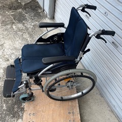 自走式折りたたみ車椅子　ケアテック　美品の画像