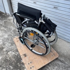 自走式折りたたみ車椅子　ケアテック　美品の画像