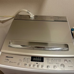 Hisense 洗濯機 7.5kg（2018年製）の画像