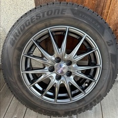 スタッドレス　ホイール4本セット　185-R65-15 24年製造　新品同等の画像