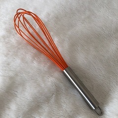 E&Hシリコン 泡立て器　オレンジの画像