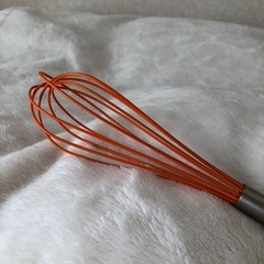 E&Hシリコン 泡立て器　オレンジの画像