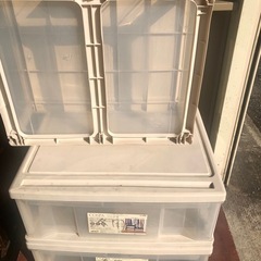 天馬　クローゼットケース　ワイド深1段　3個　収納ケース　洋服収納の画像