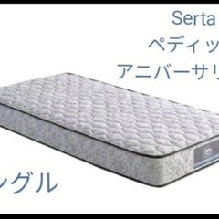 Serta(サータ) ペディック アニバーサリー 36 デラックス シングル　フレームコンセント付の画像