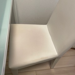 ガラス　ダイニングテーブル　ダイニングセット　ダイニングチェアの画像