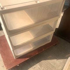 天馬　クローゼットケース　ワイド深1段　3個　収納ケース　洋服収納の画像