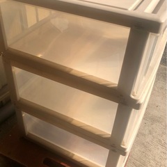 天馬　クローゼットケース　ワイド深1段　3個　収納ケース　洋服収納の画像