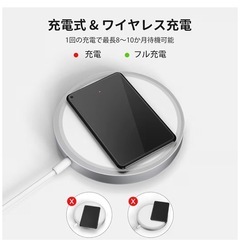 えあたぐ 2個セット Air-Tag ウォレットトラッカーカード 2個セット [Apple MFi認証]（iOS専用） – Find My対応エアタグトラッカー – Bluetoothスマートキー探知機 – 再充電可能なアイテムロケーター（荷物タグ・パスポート・財布・バッグ用）の画像