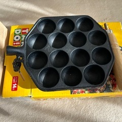 たこ焼き機　木柄付きの画像